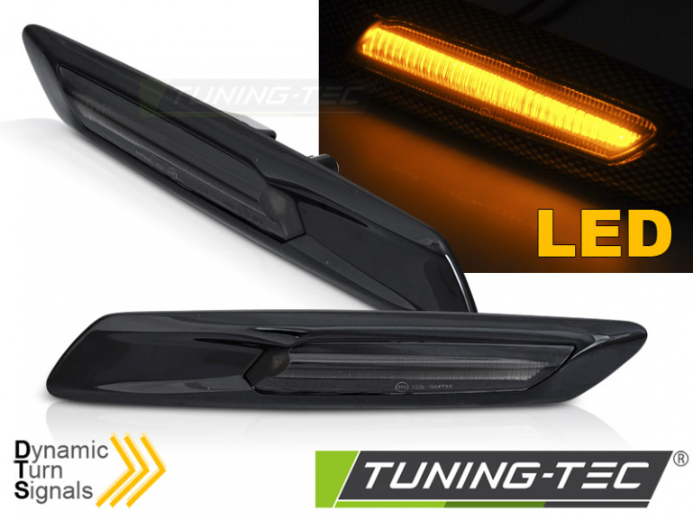 Upgrade LED Seitenblinker für BMW 5er F10/F11 Lim./Touring Schwarz dynamisch